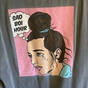 EMMA CHAMBERLAIN MERCH sad boi hour tee